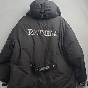 Triple Fat Goose Black Raiders Hooded Performance Jacket NFL